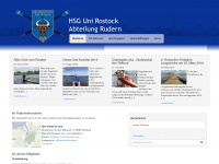 hsg-rostock-rudern.de Webseite Vorschau