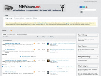 mjackson.net Webseite Vorschau
