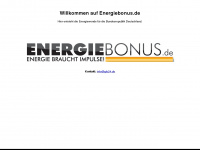 energiebonus.de Webseite Vorschau