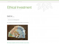 ethical-investment.org Webseite Vorschau
