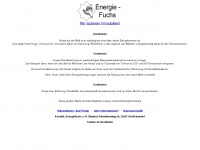 energiefuchs.org Webseite Vorschau