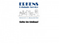 erkens-gebaeude-service.de Webseite Vorschau