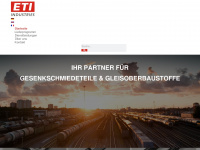 eti-industries.com Webseite Vorschau