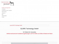 elgro-technology.de Webseite Vorschau