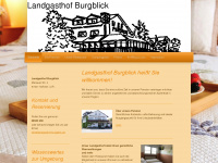 landgasthof-burgblick.de Webseite Vorschau