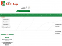 amtputlitz-berge.de Webseite Vorschau