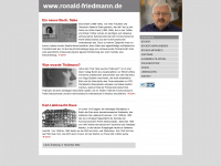 ronald-friedmann.de Webseite Vorschau