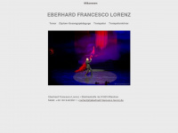 eberhard-francesco-lorenz.de Webseite Vorschau