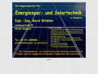 energiespar-und-solartechnik.de Webseite Vorschau