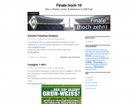 finalebremen.wordpress.com Webseite Vorschau
