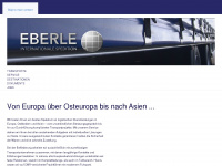 eberle-logistik.de Webseite Vorschau