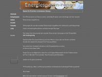 energiesparen-federl.de Webseite Vorschau