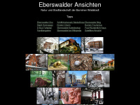 eberswalder-ansichten.de Webseite Vorschau