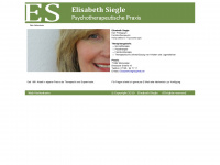 elisabeth-siegle.de Webseite Vorschau