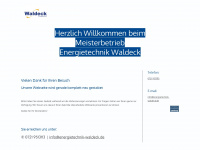 energietechnik-waldeck.de Webseite Vorschau