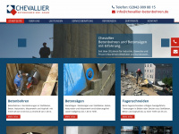chevallier-betonbohren.de Webseite Vorschau