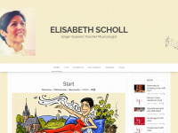 elisabethscholl.com Webseite Vorschau