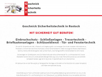 einbruchschutz-rostock.de Webseite Vorschau