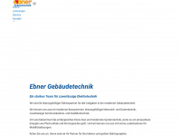 ebner-gebaeudetechnik.de Webseite Vorschau