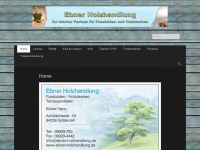 ebner-holzhandlung.de Webseite Vorschau