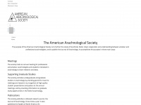 americanarachnology.org Webseite Vorschau