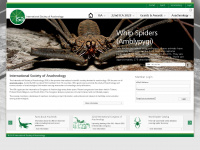 arachnology.org Webseite Vorschau
