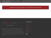 operaclassica-europa.de Webseite Vorschau