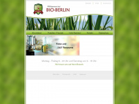 bio-berlin.com Webseite Vorschau