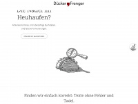 duecker-frenger.de Webseite Vorschau