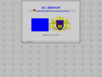 eu-senator.com Webseite Vorschau