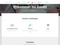 exobit.de Webseite Vorschau