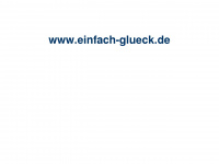 einfach-glueck.de Webseite Vorschau