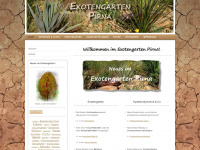 exotengarten-pirna.de Webseite Vorschau