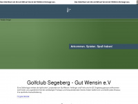 golfclub-segeberg.de Webseite Vorschau