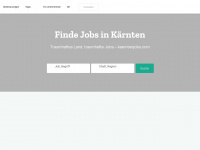 kaerntenjobs.com Webseite Vorschau