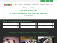 tanzschule-no10.de Webseite Vorschau