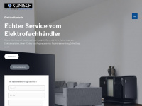 elektro-kunisch.de Webseite Vorschau