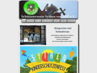 schuetzenverein-sythen.de Webseite Vorschau
