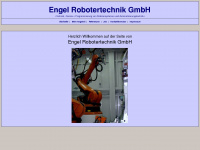 engel-robotics.de Webseite Vorschau