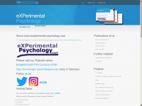 experimentelle-psychologie.de Webseite Vorschau