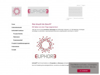 euphore.de Webseite Vorschau