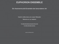 euphorion-ensemble.de Webseite Vorschau