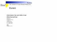 eurecc.de Webseite Vorschau