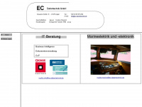ecdatentechnik.de Webseite Vorschau