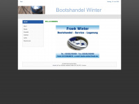 boote-winter.de Webseite Vorschau