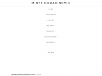 mirta-domacinovic.de Webseite Vorschau