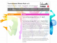 turnverband-rheinruhr.de Webseite Vorschau