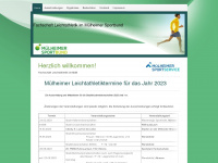 muelheimer-leichtathletik.de Webseite Vorschau