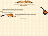 mandoline.de Webseite Vorschau