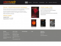 sternzeit-online.de Webseite Vorschau